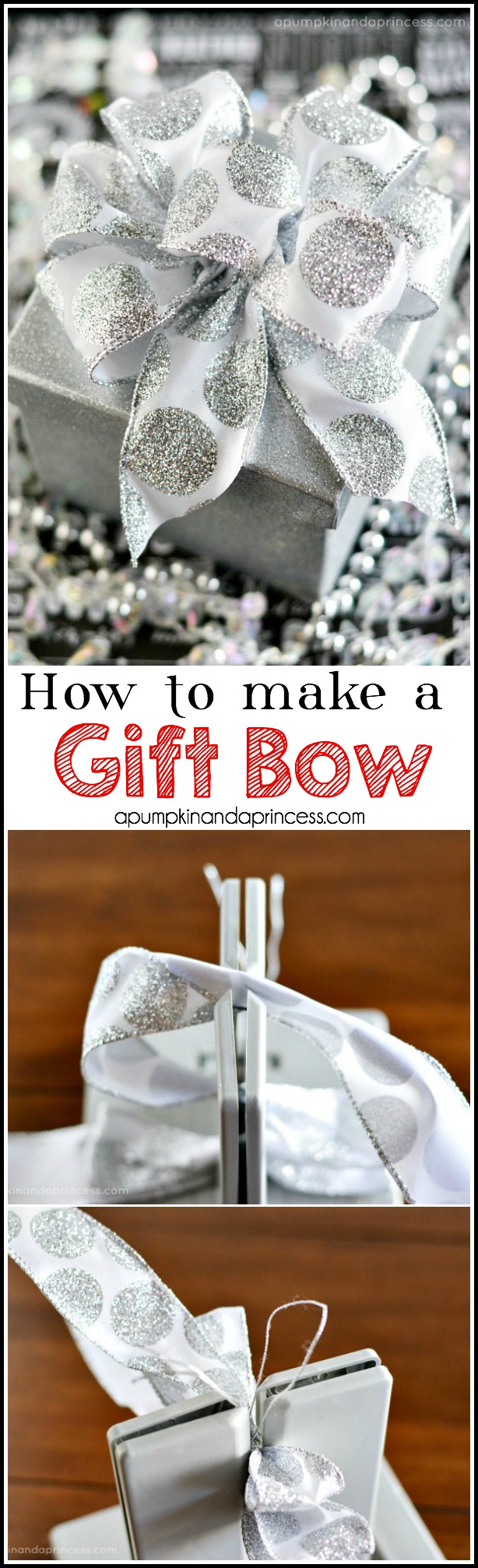 How to make a gift bow with a Bowdabra - A Pumpkin And A Princess